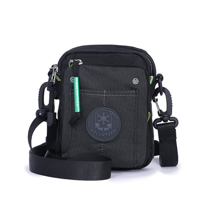 VOLUNTEER Crossbody Bags for Men Fashion Waterproof Phone Oxford Cloth Casual Small Messenger Men's Shoulder Sling Bag 1652-11