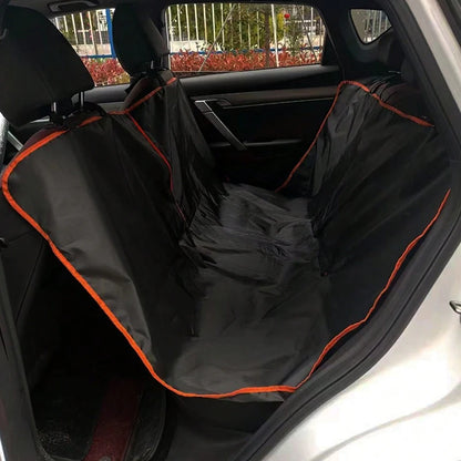 Waterproof Oxford Dog Car Seat Cover Hammock: Heavy-Duty Scratchproof&Nonslip Protector for Cars,Trucks&SUVs Rear Seats