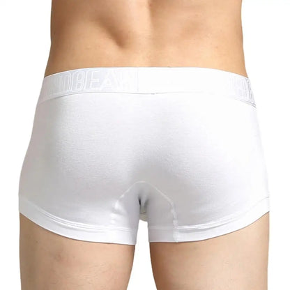 SEOBEAN Men's Breathable Cotton Boxer Shorts U-Convex Pouch Low-Waist Soft Stretch Underwear for Daily Casual & Intimate Wear
