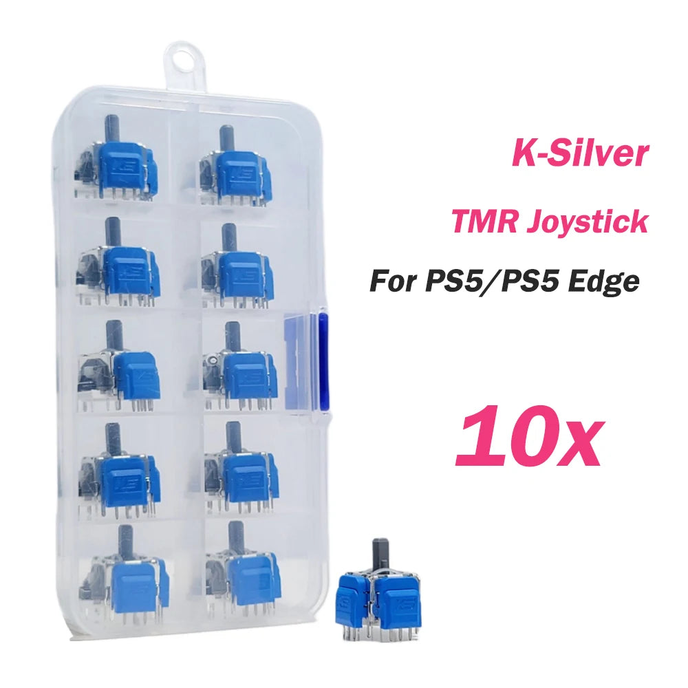 K-SILVER JS13 PRO+ TMR Joystick for Switch Pro PS5 PS4 Xbox Series Xbox One Anti-Drift Electromagnetic 3D Analog TMR ThumbStick