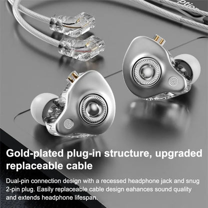 HIFI 3.5mm&Type-C Wired Headphones 9D Surround Deep Bass Stereo Headset Sport Earphone Detachable Cable ENC Noise Reduction