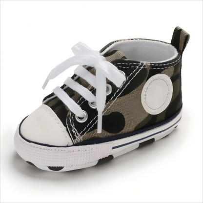 0-18M Baby Canvas Shoes Men and Women Multicolour Classic Baby Casual Shoes Anti-slip Soft Sole First Pair Toddler Infant Shoes
