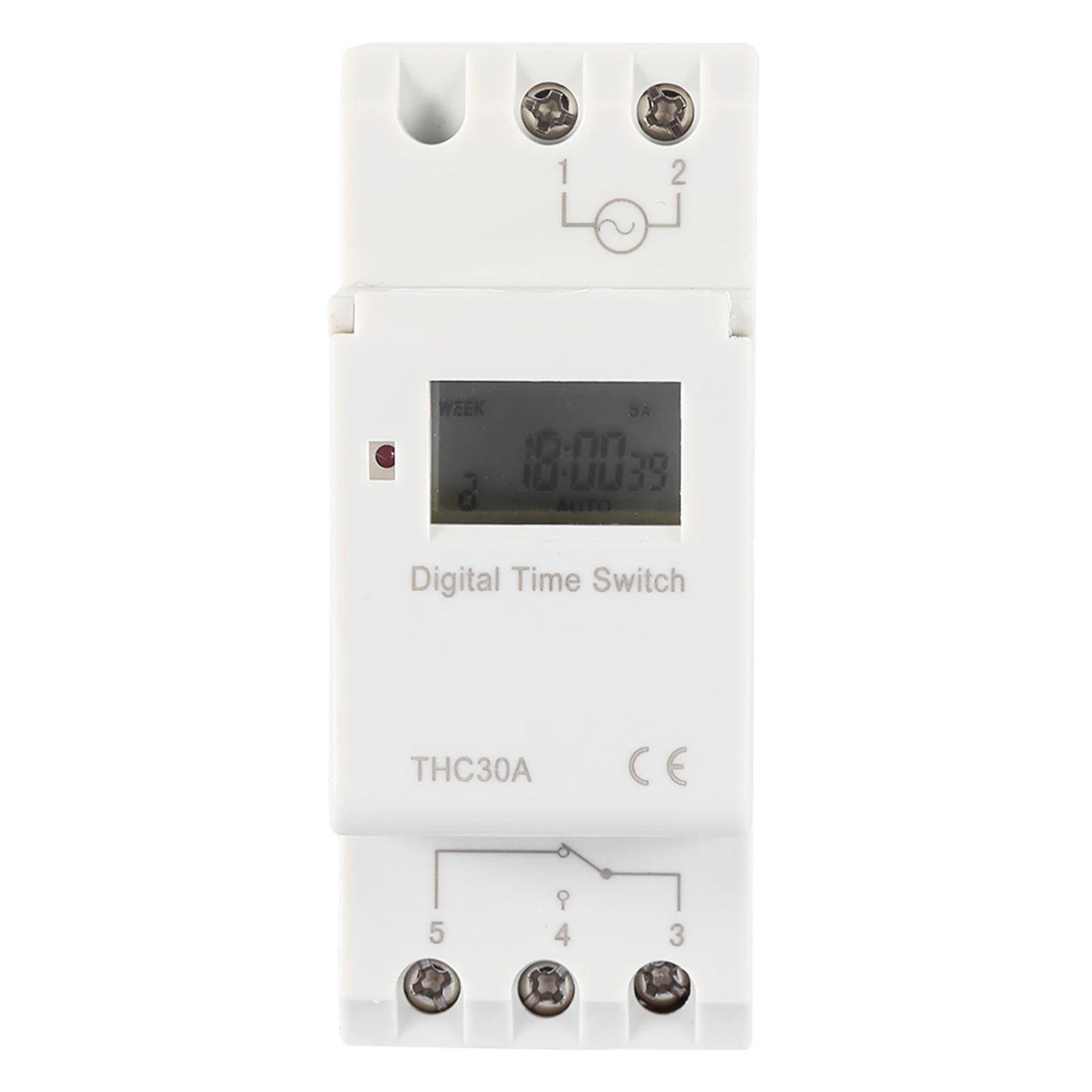 THC 30A Digital Timer Switch 16 times ON and OFF Programmable Electronic Time Control Switch 30A 12V 110V 220V