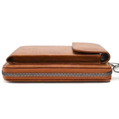 Fashion Crossbody Bag PU Leather Mobile Phone Purse Bags Multifunction Messenger Wallet Small Female Shoulder Handbags for Women