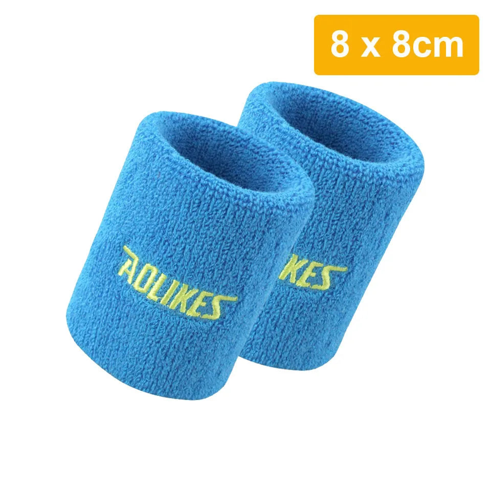 AOLIKES 1 Pair Sweatbands Sports Wristband for Men & Women - Moisture Wicking Athletic Sweatband for Tennis, Basketball, Running