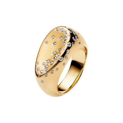 2026 Summer New 925 Silver Ocean Wave Ring Flower Love Women's Ring Fashion DIY Jewelry Gift