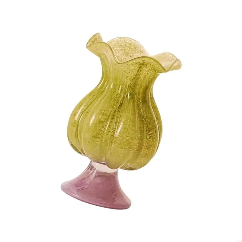 Glass Urn Vases Thickened Flower Vases for Home,Wedding Parties Table Centerpieces Decorative Vases Pedestal Vases Gift B03E