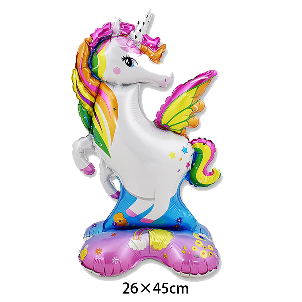 Rainbow Unicorn Balloon Unicorn Party Decor Supplies Unicorn Birthday Party Decoration Baby Shower Kids Girls Birthday Decor
