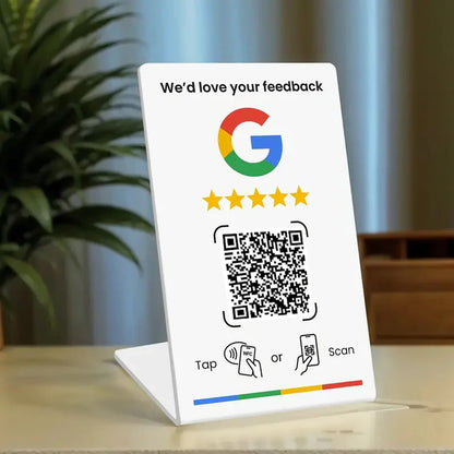 1PCS 13.56mhz Nfc 215 programmable QR code Google Review Card Nfc For Google Comment Review Tap Cards