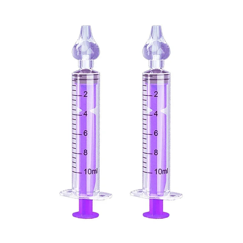 10ML/20ML Baby Nose Cleaner Needle Tube Nasal Aspirator Reusable Baby Rhinitis Nasal Washer Syringe Nasal Irrigator for Children