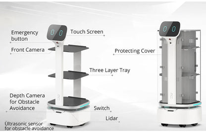 Shinelong CIommercial Service Robot Restaurant Robot Delivery Food for Hotel