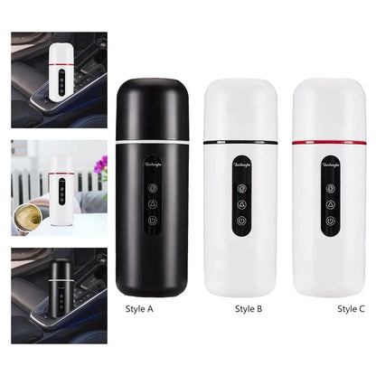 Car Heating Cup 420ml Fast Boiling Bottle Smart Heating Quick Heating Keep Milk Warm Car Heated Mug for Hot Tea Coffee Milk