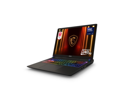 MSI Vector -  LCD 16" QHD+ GeForce RTX 5080 Laptop GPU - Intel Core Ultra 9 275HX - 16GB Memory - 1 TB SSD - Windows 11 Home Gaming Laptop - 240 Hz (Vector 16 HX AI A2XWIG-050US )