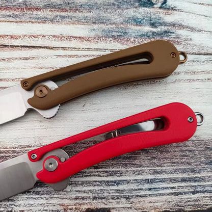 Folding Knife with Pocket Clip Portable Outdoor Hiking Preferred Travel Knives Ergonomic Design Festival Gift High-quality Tools