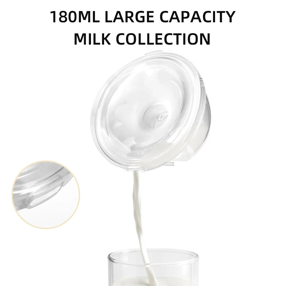 Wearable Hands Free Electric Breast Pump LED Display Anti‑Backflow Rechargeable Portable Milk Extractor Breastfeeding Tool