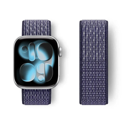 Nylon Loop for Apple Watch Band S11 46mm 40mm 44mm 45mm 42mm 41mm 49mm Smart Belt Bracelet for IWatch 11/10/9/8/7/6/SE/5/4 Strap