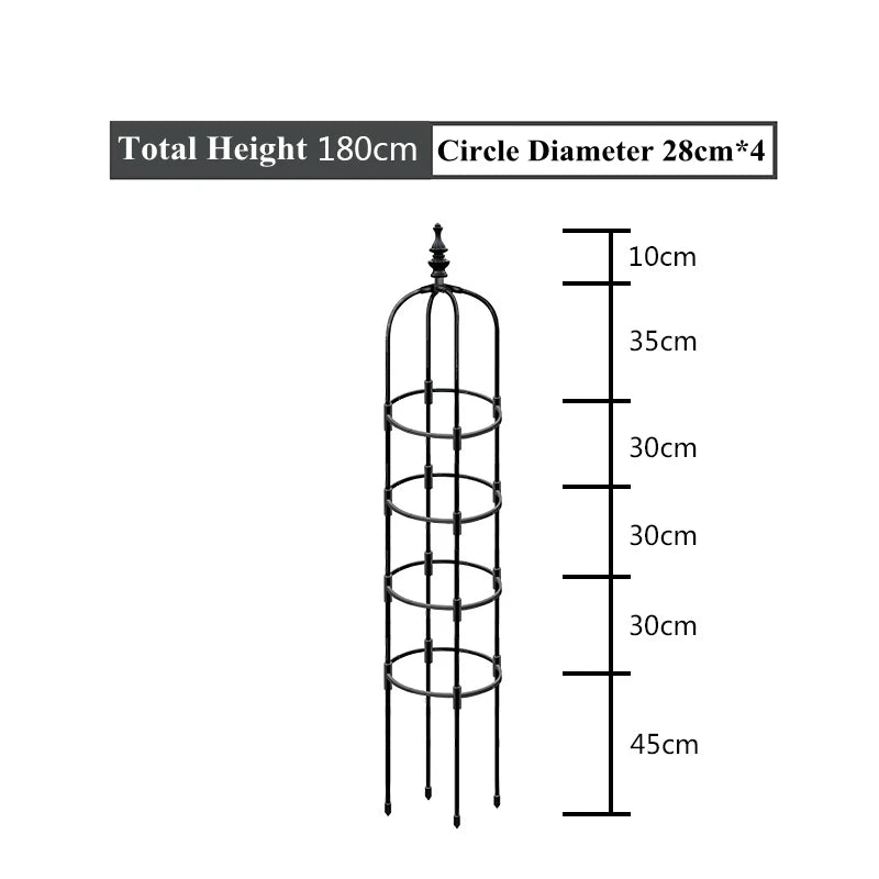Plant Climbing Supporter Climbing Plant Support  Frame Outdoor Flower  Vines Pot Stand Garden Climbing Frame Indoor Floral Decor