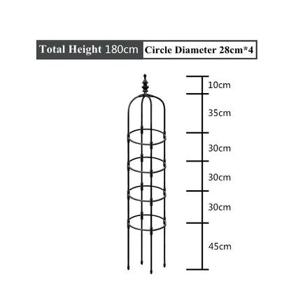 Plant Climbing Supporter Climbing Plant Support  Frame Outdoor Flower  Vines Pot Stand Garden Climbing Frame Indoor Floral Decor