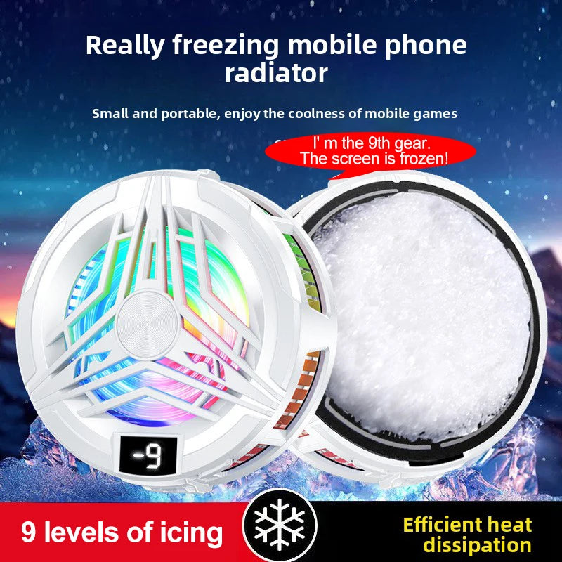 Phone Cooler Gaming Portable Fan Magnetic Mobile Cooler Cell Phone Cooler Radiator Phone Radiator Fan to Cool the Mobile