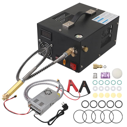 300Bar 12v Pcp Compressor 110V Transformer 30MPA 4500psi High Pressure Pump Pneumatic Airgun Rifle Inflator