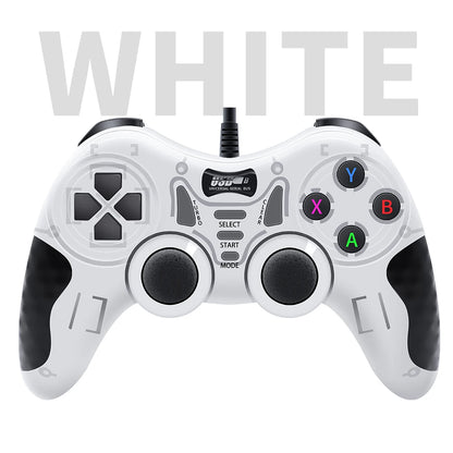 Wired Game Controller With 360° 3D Joystick For PS3/PS2/PS1/Steam/Game Console/TV/Laptop Gamepad With Vibration &Turbo Function