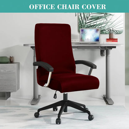Stretch Spandex Office  Chair Covers Anti-dirty Computer Seat Chair Cover Removable Slipcovers