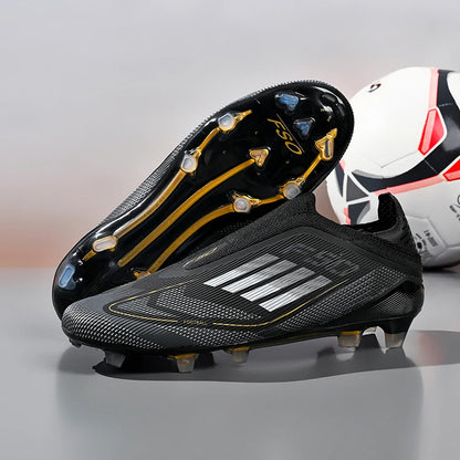 New Men Football Boots Outdoor Sport Breathable Non Slip Long Spikes Training Soccer Shoes Match Boys Cleats Adult Comfortable
