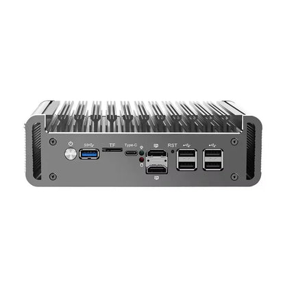 Topton 4x2.5G LAN Fanless Firewall Mini PC Intel Celeron J6413 J6412 NAS Computer Server 2xM.2 NVMe 2xSATA 1xTF Type-C 5xUSB