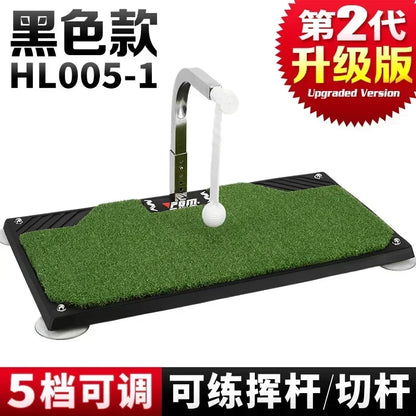 PGM Indoor Golf Swing Trainer 360 Degree Professional Golf Swing Putting 360 Rotation Practice Putting Mat Golf Putter