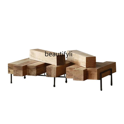 Nordic Coffee Table Solid Wood Creative Simple Living Room Table
