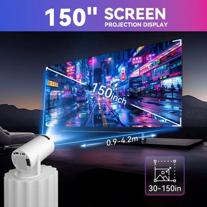 4K Mini Projector 10000 Lumens LED 1080P WiFi Bluetooth Ultra HD Portable Home Theater