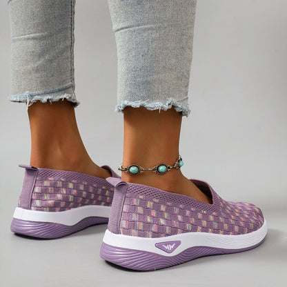 Women's summer breathable mesh flat shoes women's shoes casual sneakers shoes, clearance free shipping
