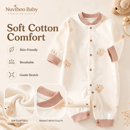 Autumn Baby Clothes Newbron Spring 100 Cotton Underwear Newborn Onesie