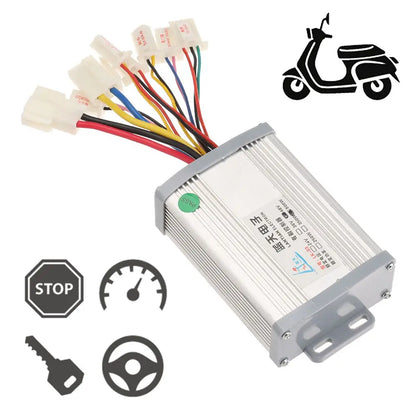 E-bike Accessories 24V/36V/48V Electric Bicycle Parts Bicycle Controller Brushed Controller Electric Bike Motor