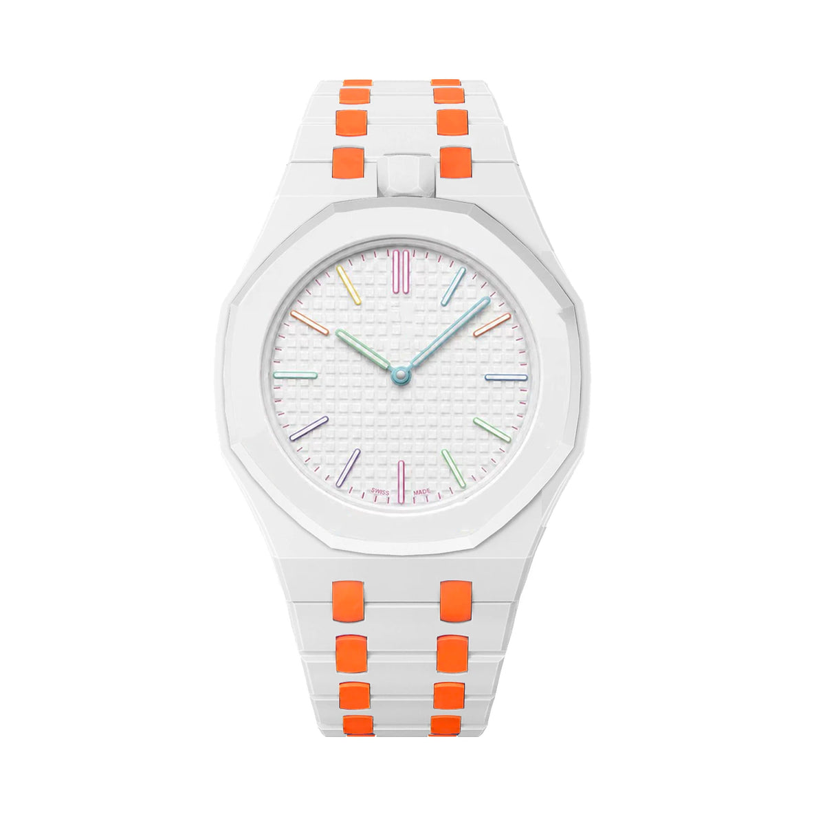 Bioceramic Strap＋Case For Swatch x AP Royal Pop Modification Kit Bracelet Replacement Biomaterials Band For Royal Pop Accessory