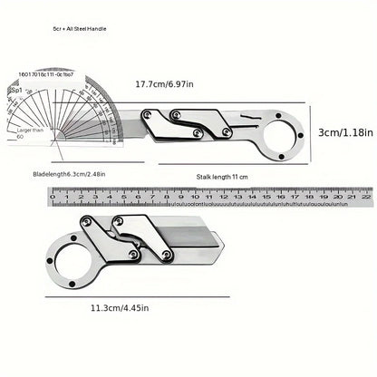 1pc Multifunctional Folding Knife Stainless Steel Pocket Knife High Hardness Outdoor Hiking Hunting Survival Knife EDC Tools