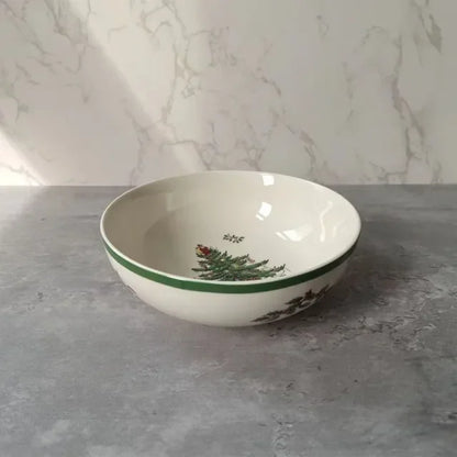 Holiday-themed Christmas Ceramic Plates Cutlery Sets Dinner Plates Bowls Soup Plates Mugs Coffee Cups Saucers Sets