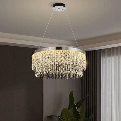 Luxury Crystal Chandelier Light Ceiling Hanging Lamps Home Decoration Dining Room Chandeliers Lights Lighting for Living Room