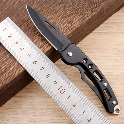 Colorful Keychain Folding Knife | Stainless Steel Blade | Compact Outdoor Carry