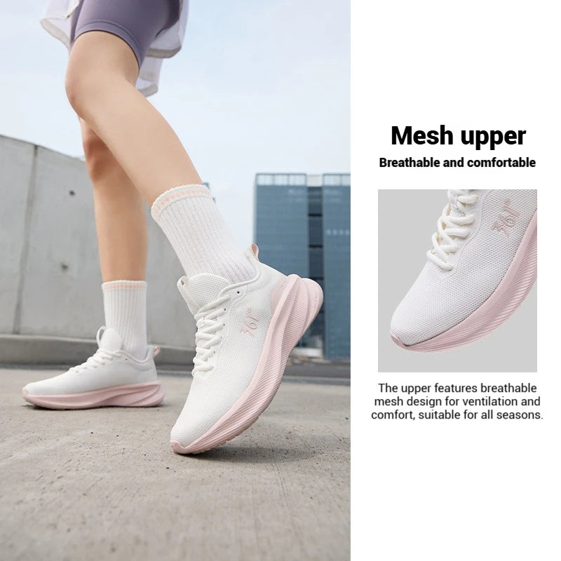 361 Degrees Fengye 5.0 Women's Running Shoes Mesh Rebound Casual Feather-Light Supportive Durable Female Sneaker 682542210F