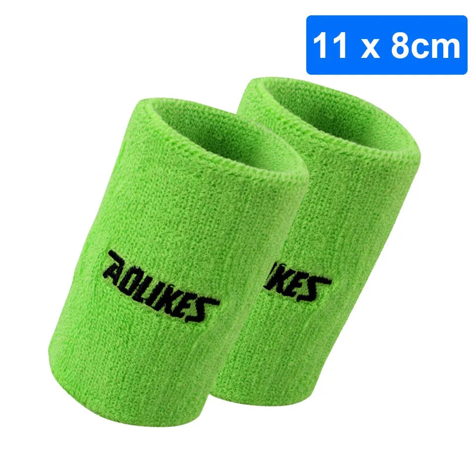 AOLIKES 1 Pair Sweatbands Sports Wristband for Men & Women - Moisture Wicking Athletic Sweatband for Tennis, Basketball, Running