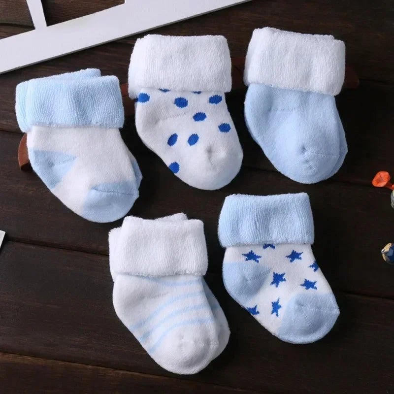 5Pairs/lot Unisex Non-Skid Baby Shoe Socks 0-12months Cotton Baby Boy Girls Meia Infantil Cheap Stuff