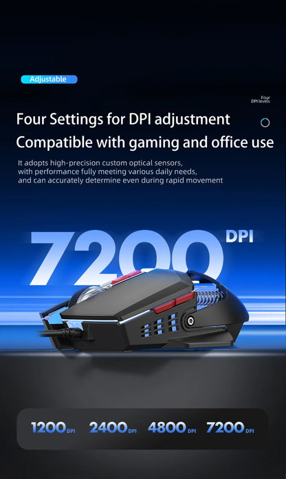 Mechanical keyboard and mouse set, 60% Portable Mini Wired Keyboard and Mouse combos, 61 Keys Phantom RGB keyboard and mouse kit