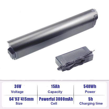 Removable Ebike Battery 48V 10.4Ah 14Ah Li-ion Battery 36V 13Ah for Vefreedom Cybervelo EK2 Pro URLIFE E26 Electric Bike