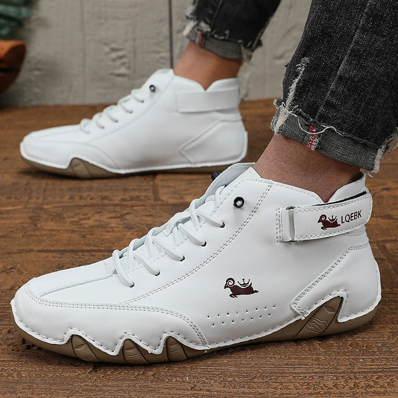 Mens Shoes Original Sneakers Shoes Men's High Top Ankle Boots Breathable and Comfortable Soft Sole Luxury Fashion Men's Shoes