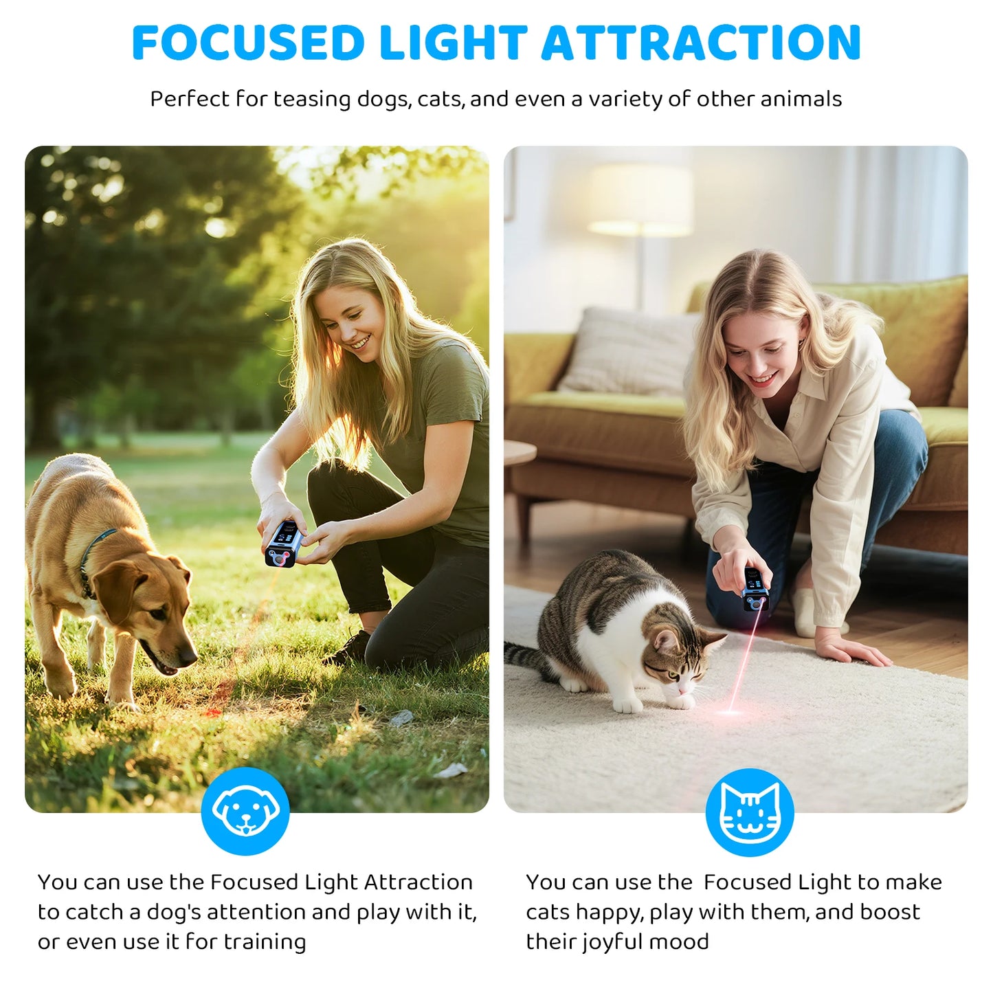 Ultrasonic Dog Barking Deterrent Device Rechargeable 5 Levels Pet Training Anti Barking Control Stop Barking up to 30FT