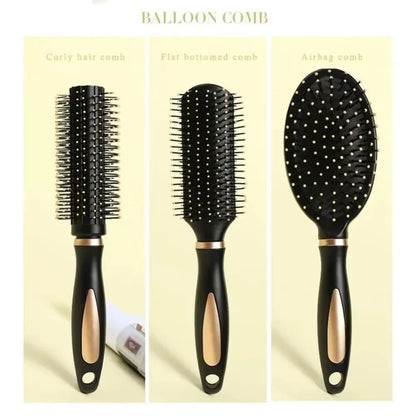 Anti Static Air Cushion Hair Brush Plastic Massage Comb SPA Head Massager Hair Care Tool for Curly Straight Hair Household Use