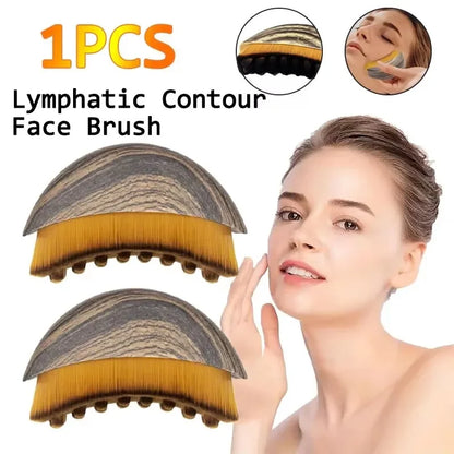 Massager Lymphatic Contour Face Brush Chin Jawline Sculpting Drainage Massager Face Ergonomically Designed Fit Skin Precisely