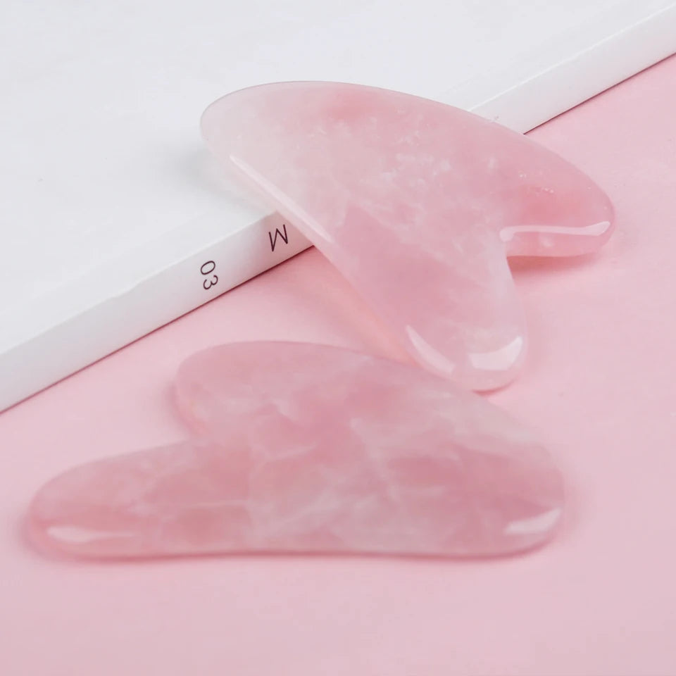 Heart Shape Face SPA Massage Facial Beauty Scraping Massage Face Massager Guasha Board Massager for Face Body Beauty Healty Tool