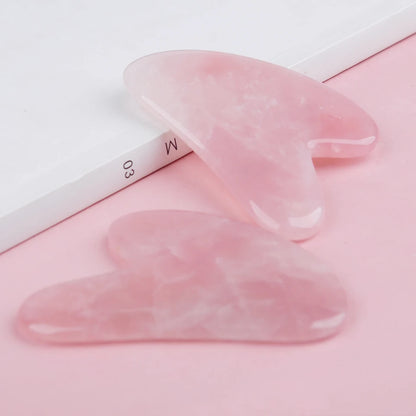 Heart Shape Face SPA Massage Facial Beauty Scraping Massage Face Massager Guasha Board Massager for Face Body Beauty Healty Tool